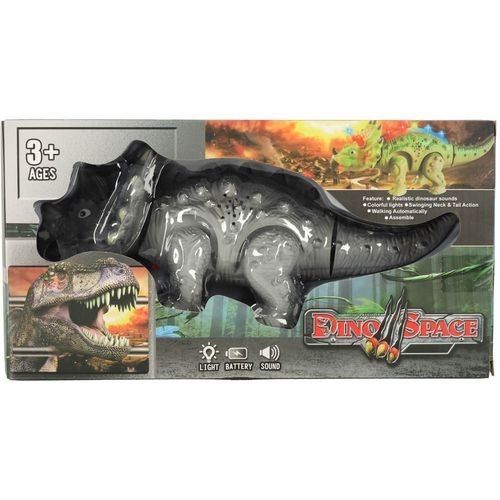 Triceratops na daljinsko upravljanje sivi slika 5