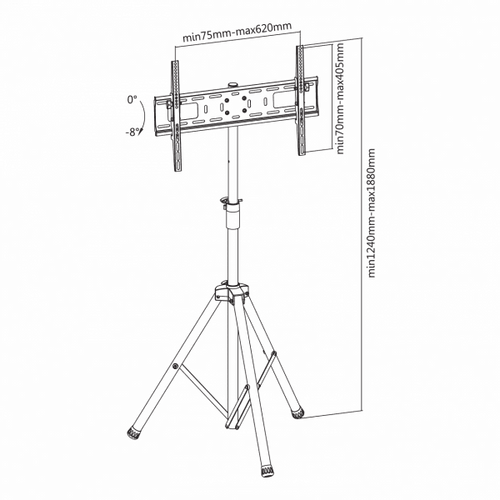 S BOX FS 846, Podni Tripod nosac slika 3