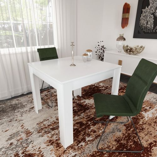 Woody Fashion Blagovaonski stol, Single 90 - Shiny White slika 1