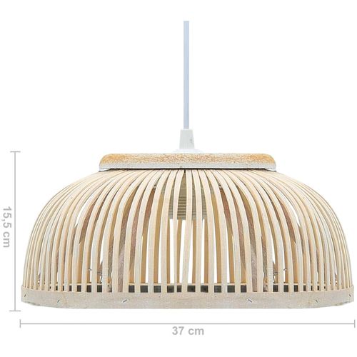 Viseća svjetiljka od bambusa 37 x 15,5 cm 40 W polukružna E27 slika 18