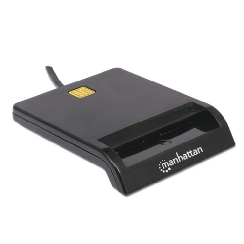 USB smart card reader Manhattan 102049, black slika 4