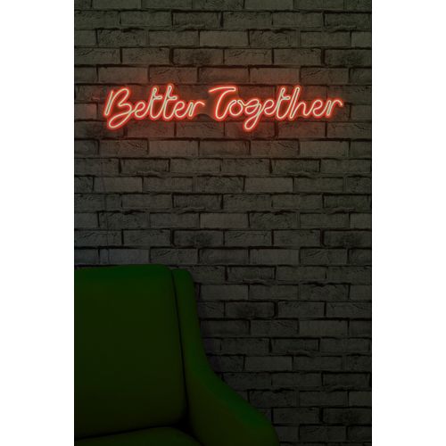 Wallity Ukrasna plastična LED rasvjeta, Better Together - Red slika 2