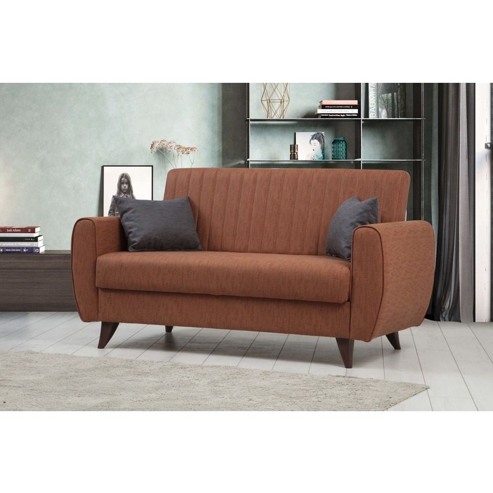 Alkon - Sofa na razvlačenje za 2 osobe u crvenoj boji slika 2