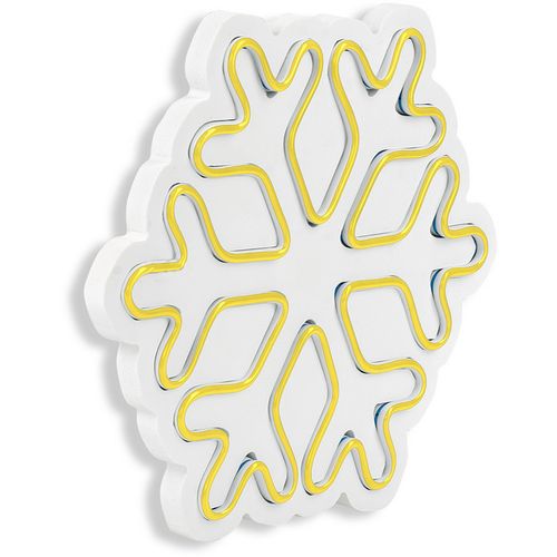 Wallity Ukrasna plastična LED rasvjeta, Snowflake - Yellow slika 7