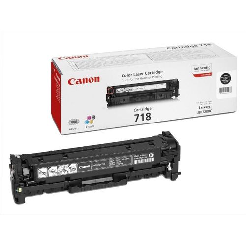 Canon toner CRG-718Bk, crni - 2 komada slika 1