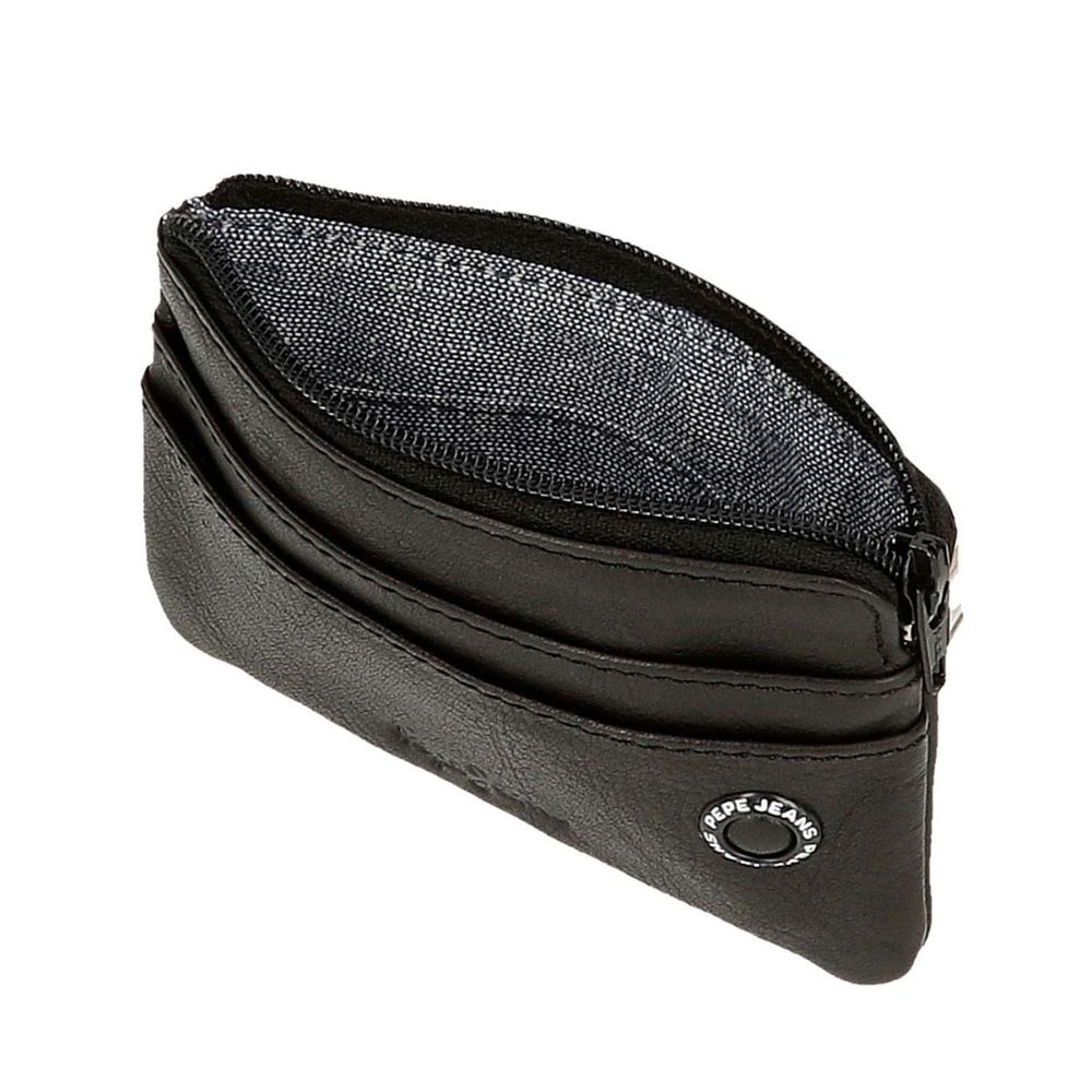 Pepe Jeans kožni novčanik 11 cm Badge 7370131, crni slika 3
