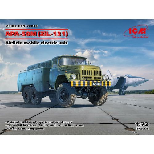 Model Kit Military - APA-50M (ZiL-131) Airfield Mobile Electric Unit 1:72 slika 8