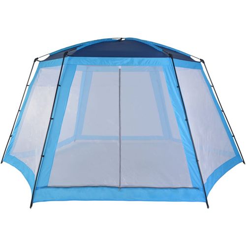 Šator za bazen od tkanine 590 x 520 x 250 cm plavi slika 9