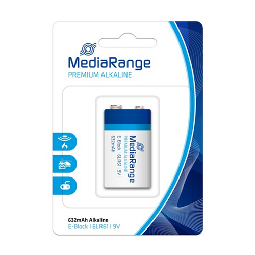 BATERIJA 9V MEDIARANGE ALKALINA slika 1