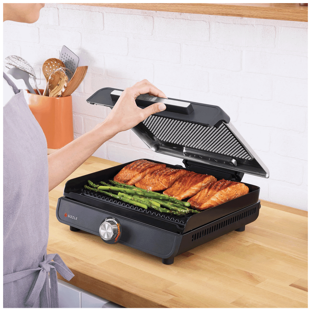 Ninja Grill kontaktni / Sizzle Grill Plate and Plancha - GR101EU slika 8