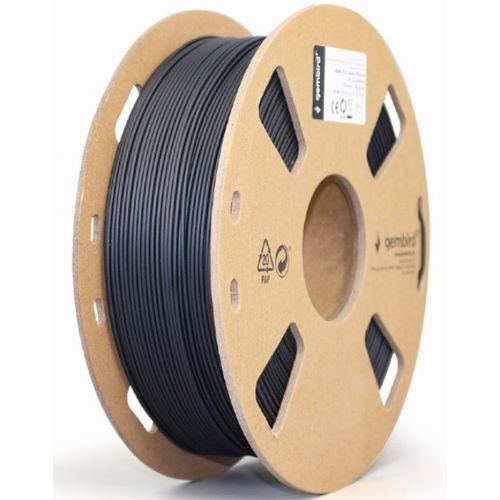 3DP-PLA-01-MTBK Mat PLA Filament za 3D stampac 1.75mm, kotur 1KG, black slika 1