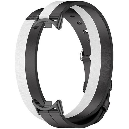 Xiaomi Mi Smart Band 8 Double wrap strap black and white slika 1