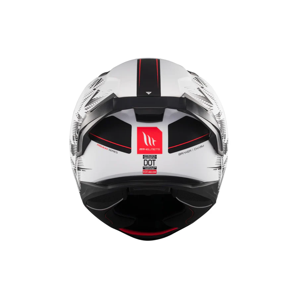 MT Helmets vizir za moto kacigu Breaker SV Charm A1 MATT slika 3