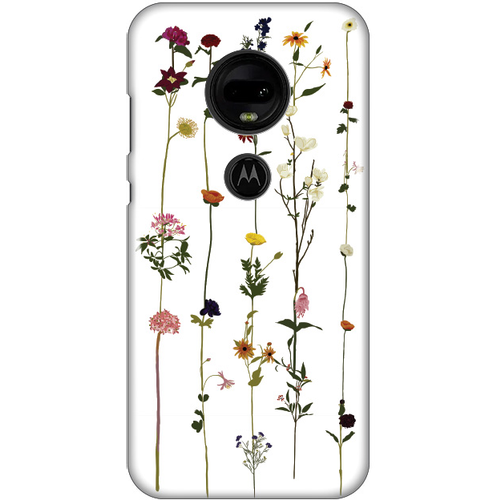 Torbica Silikonska Print Skin za Motorola Moto E7 Flower slika 1