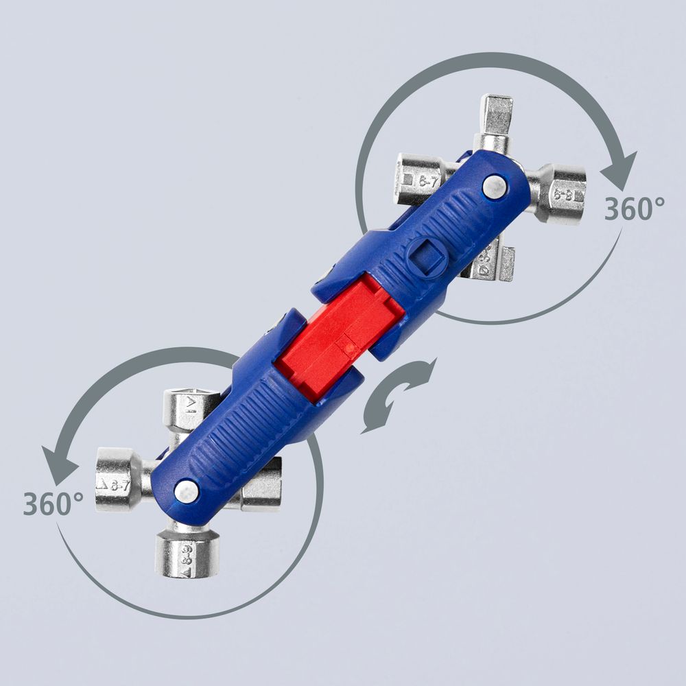 Knipex Ključ Kombinovani Za Ormare Univerzalni "Jointkey Quadro" – 00 11 06 V04 slika 6
