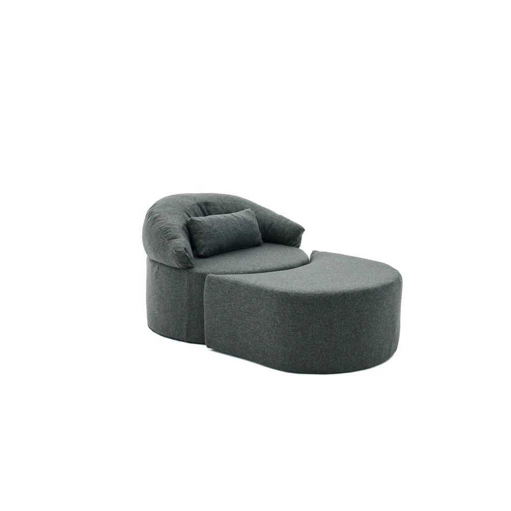 Jednosjed Sofa na Razvlačenje Pitta - Antracit slika 5