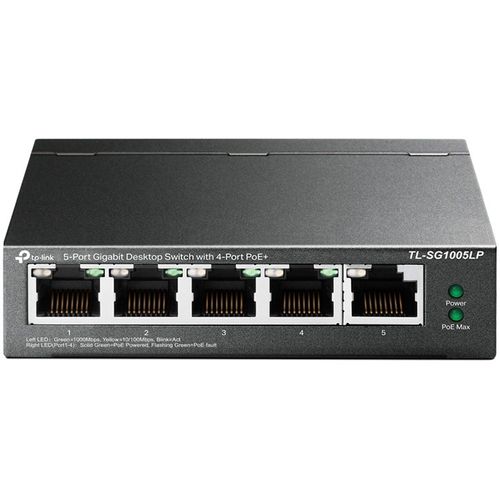 TP-Link TL-SG1005LP 5-Port Gigabit Unmanaged Switch with 4-Port PoE+ slika 1