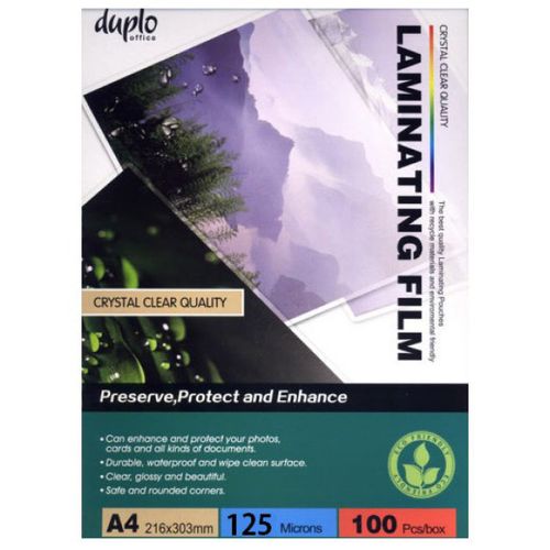 Folija za plastifikaciju A4 100listova 125mikrona (papir za laminaciju) slika 6