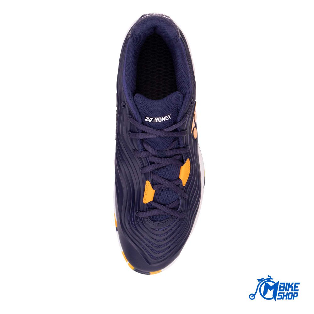 Yonex Muške patike za tenis Fusionrev 5 CL, Navy/Orange slika 4