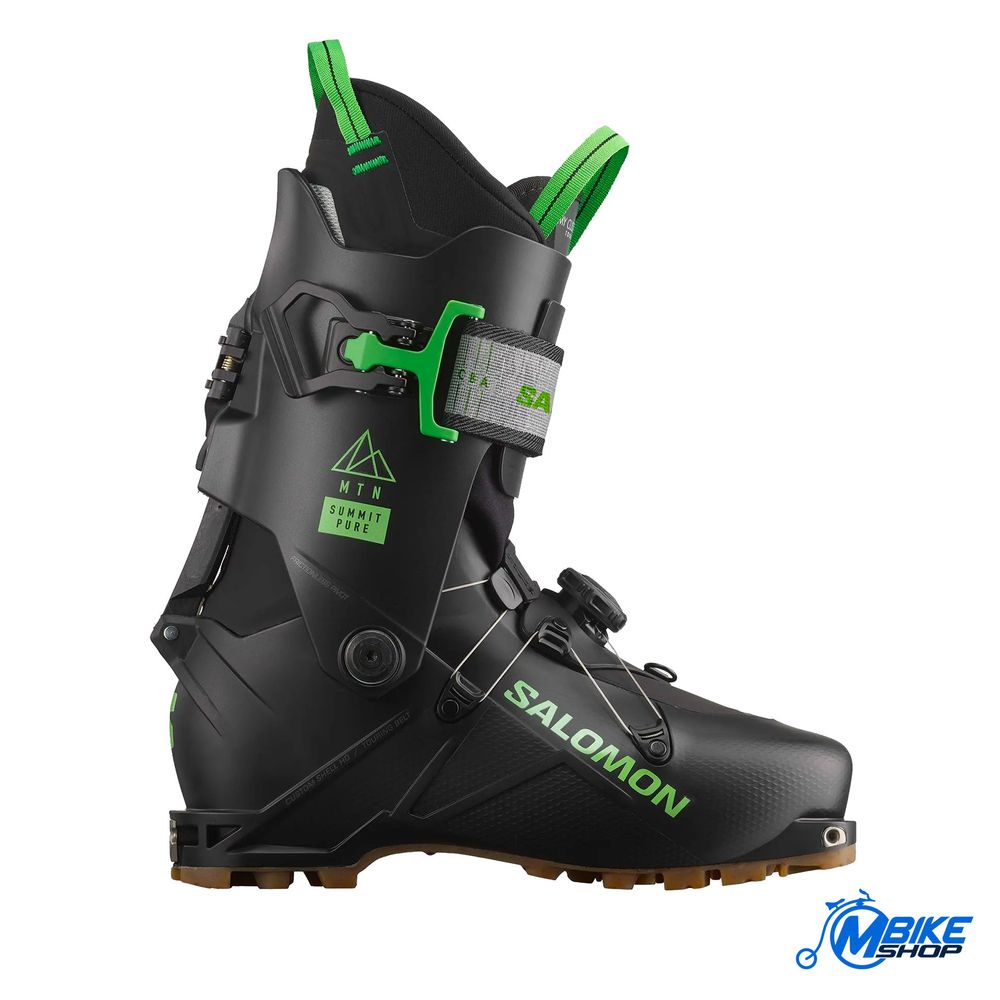 Salomon Muške pancerice MTN Summit Pure, Black/Pastel Neon Green/Rainy Day slika 1