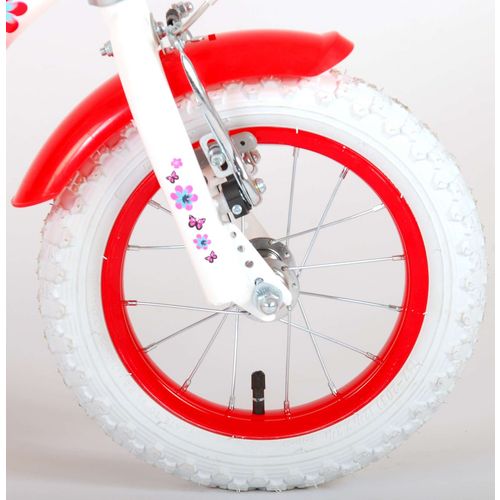 Dječji bicikl Volare Lovely 12" s dvije ručne kočnice crveno-bijeli slika 5