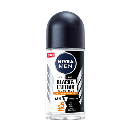 NIVEA DEO Black&White Ultimate Impact roll-on za muškarce 50ml slika 1