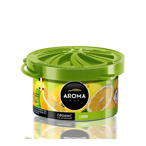 Miris za auto limenka Aroma Organic 40g - Lemon slika 1