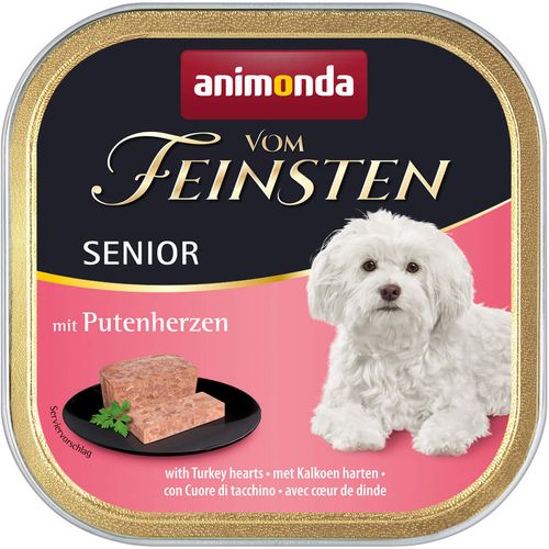 animonda Vom Feinsten Senior ćureća srca, potpuna mokra hrana za starije pse 150g slika 1