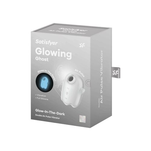 Stimulator klitorisa Satisfyer Glowing Ghost, bijeli slika 1