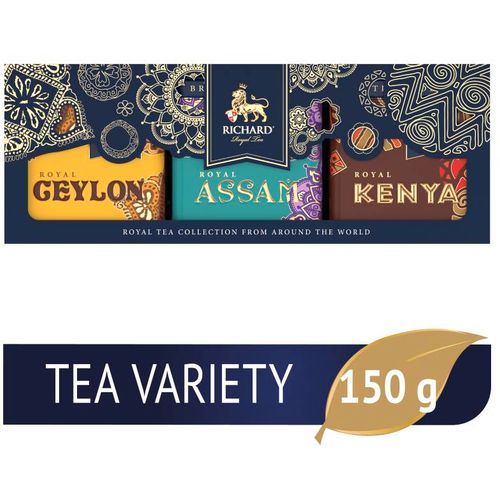 RICHARD  Tea Set "ROYAL TEA COLLECTION FROM AROUND THE WORLD" - Mix crnih čajeva 150g 111132 slika 1