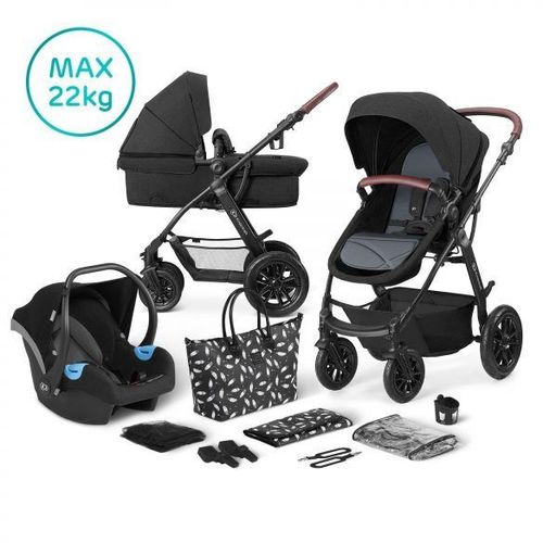 Kinderkraft Kolica XMOOV 3U1 Black slika 1