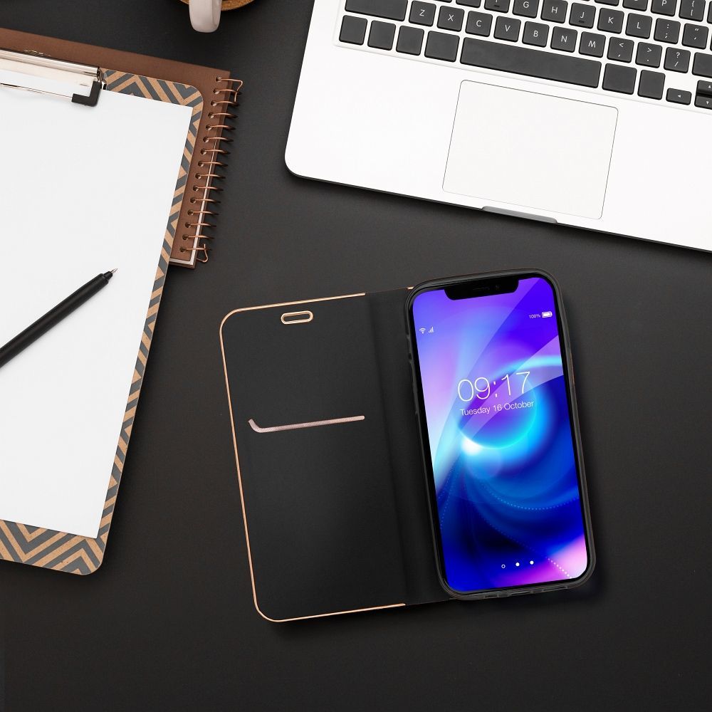 LUNA Book Gold preklopna futrola za XIAOMI Redmi Note 15 PRO PLUS 5G crna slika 6