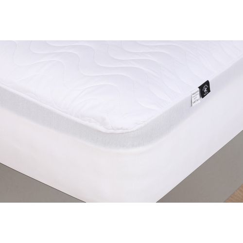 Quilted Alez (100 x 200) White Single Bed Protector slika 1