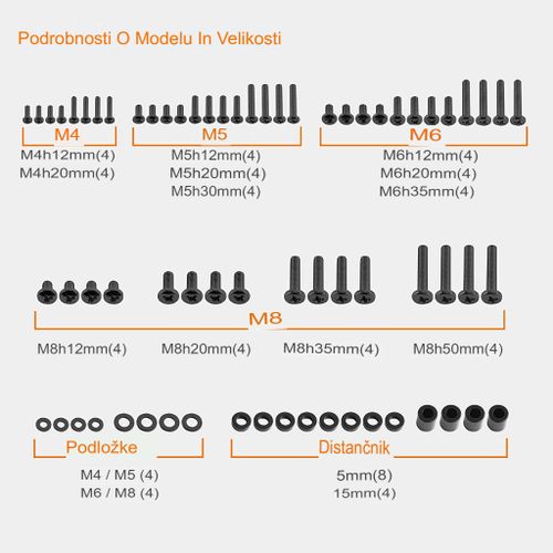 VonHaus Set Univerzalnih Vijaka slika 2