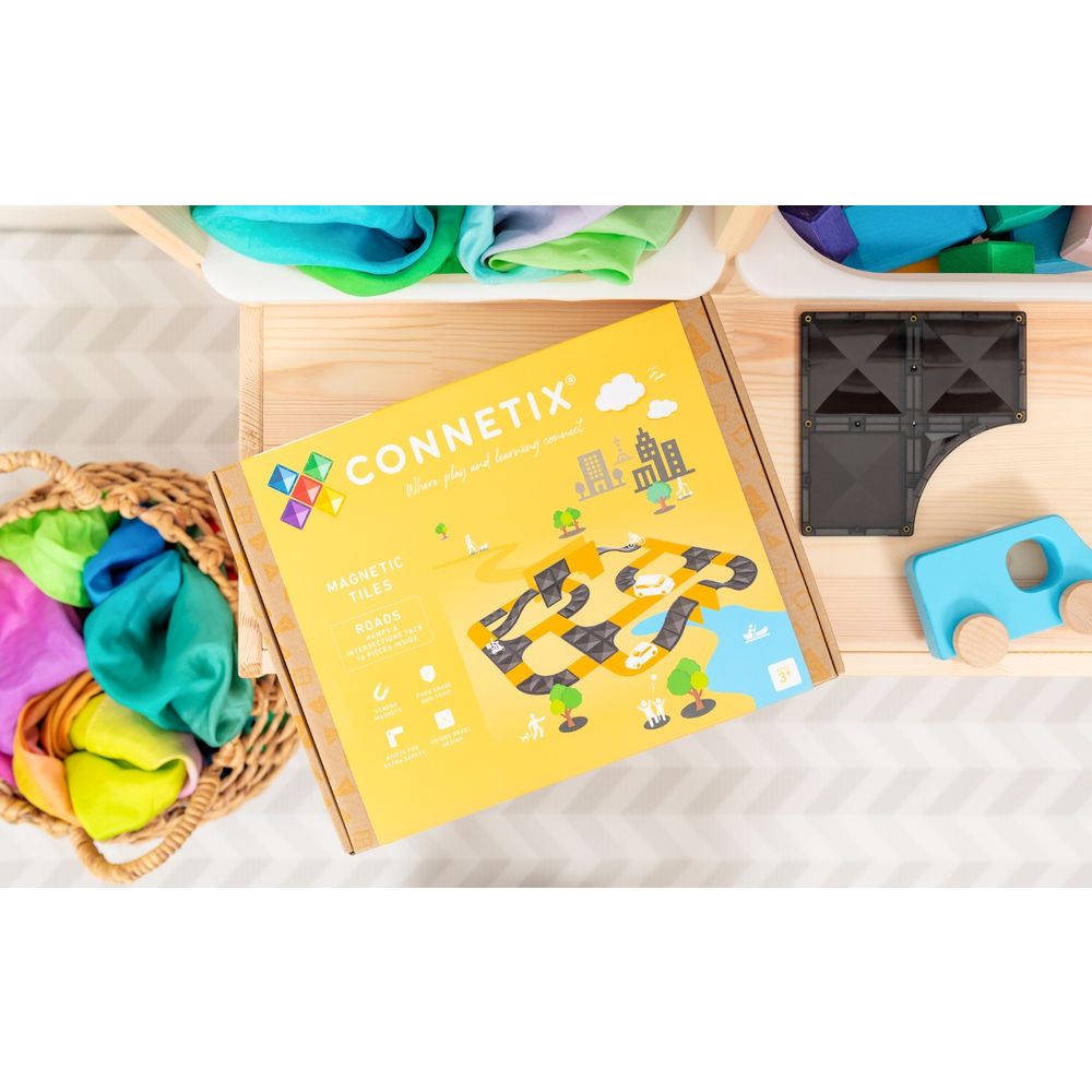 Connetix Magnetne pločice za slaganje Ramps & Intersections Pack, 16kom slika 9