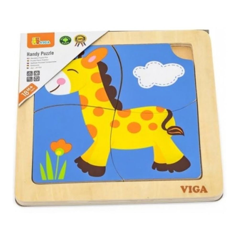 Viga Drvene puzzle žirafa slika 1