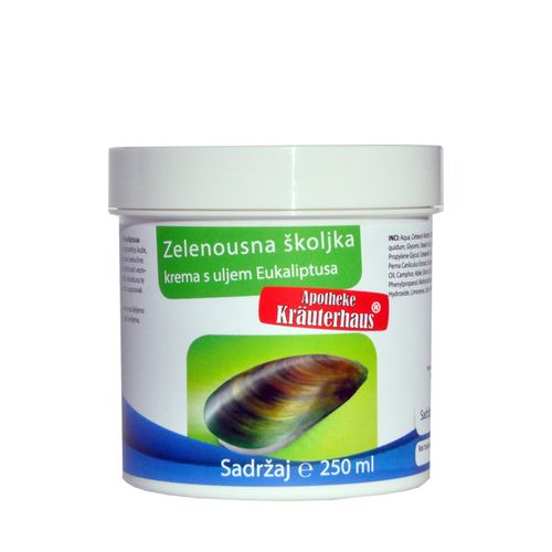 Zelenousna školjka krema 250ml. slika 1