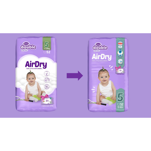 Violeta pelene Double Care AIR DRY slika 9