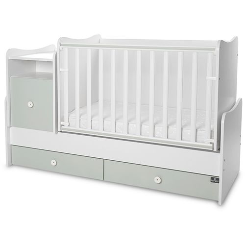 LORELLI TREND PLUS Modularni krevetić 4in1 s Mehanizmom New Colour White/Milky Green slika 3