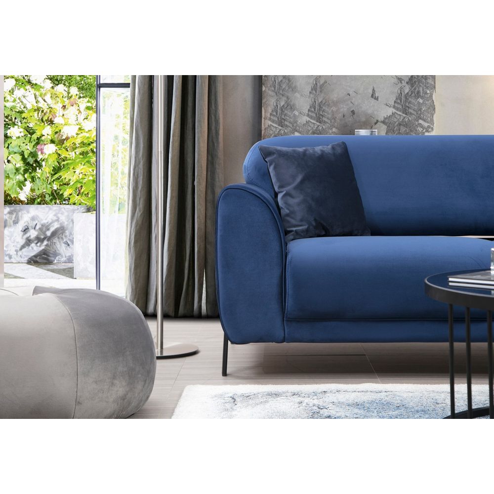 Navy Plavi Ugaoni Sofa-Krevet (L3-Chl) slika 5