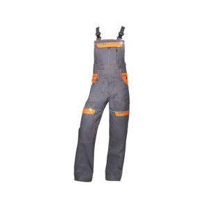 Ardon radne farmer hlače sa tregerima Cool Trend H8408/52 (sivo-narandžaste)