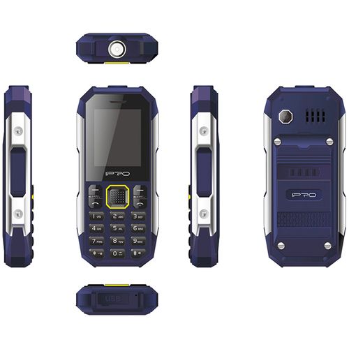 IPRO Shark II blue mobilni telefon 2G/GSM/DualSIM/IP67/2500mAh/32MB/Srpski slika 1
