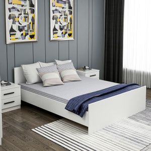 Woody Fashion Dvostruki krevet, Kale Bedstead 150 x 200 - White