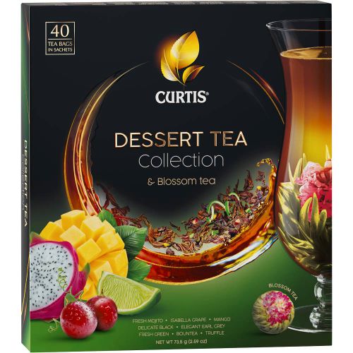 Curtis Dessert Tea Collection & Blossom Tea - Kombinacija čajeva,  73.5g  slika 3