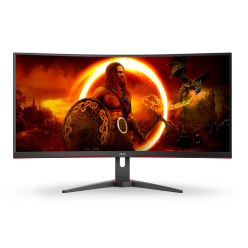 AOC CU34G2XE/BK Monitor 34"/VA,zakrivljen,21:9/3440x1440/144Hz/1ms MPRT/HDMI,DP/freesync/crna slika 1