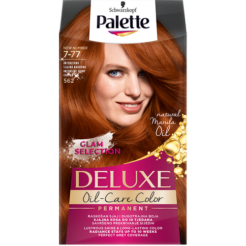 PALETTE DELUXE boja za kosu 7-77 (562) Intenzivno sjajno bakrena slika 1