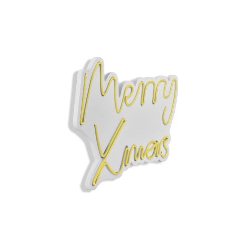 Wallity Ukrasna plastična LED rasvjeta, Merry Christmas - Yellow slika 7