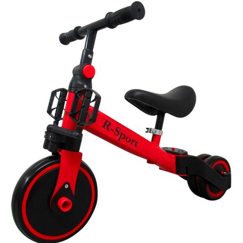 Bicikl bez pedala/tricikl "Duo trike" - crveni slika 3
