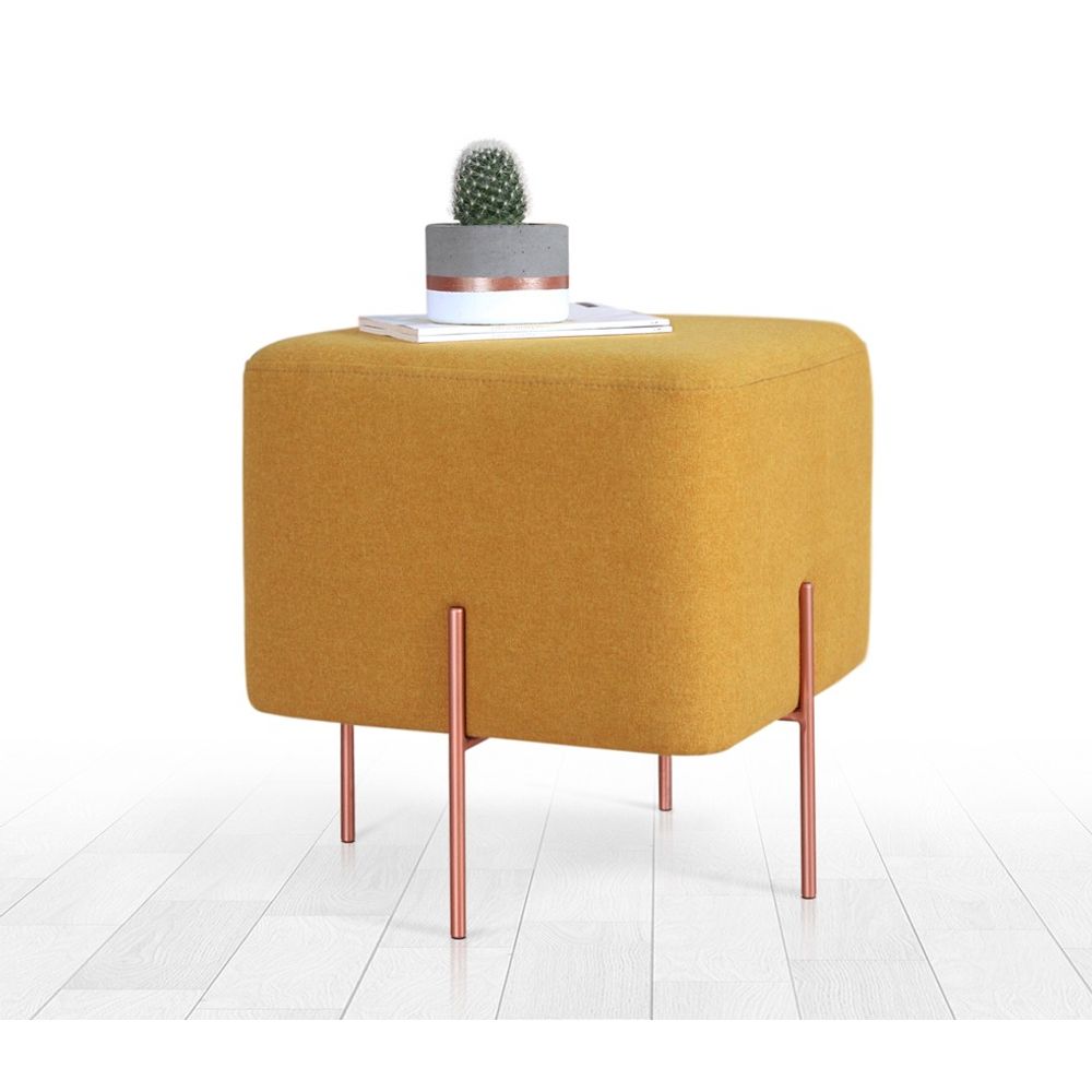 Copper 61 - Mustard Pouffe slika 2