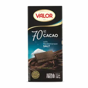 Valor čokolada Dark 70% sol Premium 100 g